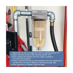 496 Fuel Tank Filter Assembly with Wrench Replacement for Gasoline and Diesel…