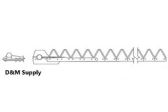 7 Ft bolt on Sickle Blade Assembly Fits John Deere 11 37 38 39 5 8 9 39N