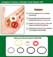 3904170M1 Power Steering Cylinder Seal Kit for Massey Ferguson 231 240 253 263