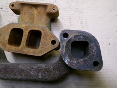 John Deere 720 730 LP propane manifold F13040R F3041R Some pits.