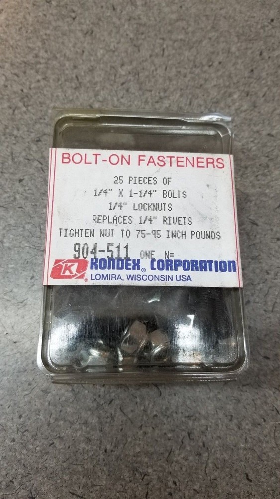 904-511 Bolts with Nuts for Sickle Sections