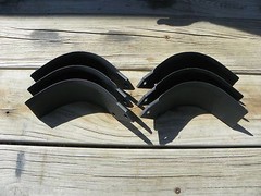3 each Tiller Tines Fits John Deere PT8446 & PT8447 Models 550, 660, 670 & 680