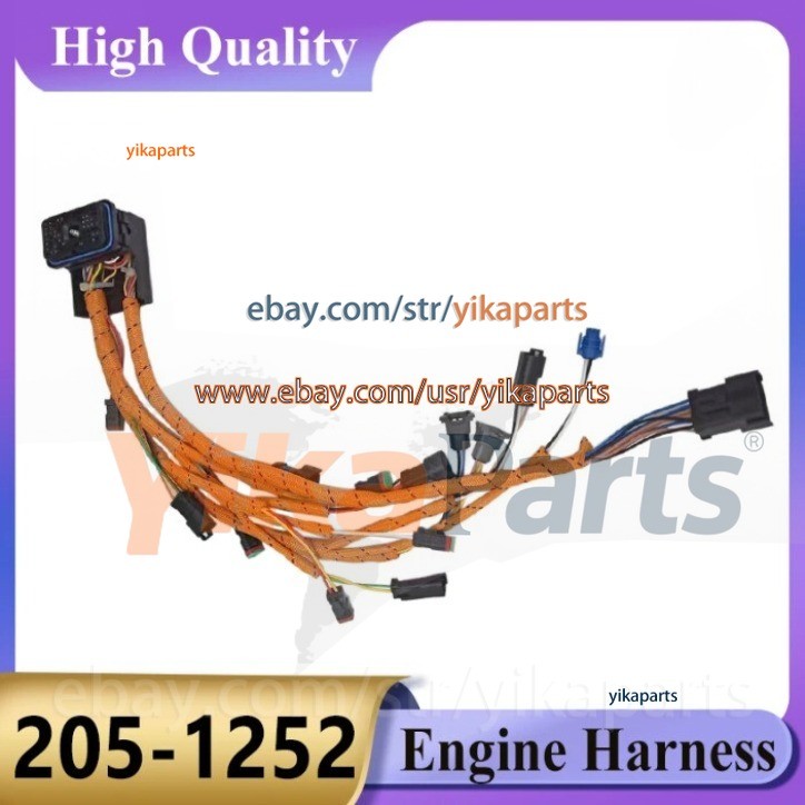 205-1252 Engine Wire Harness for Caterpillar CAT 3126E 3126B 3126 Excavator
