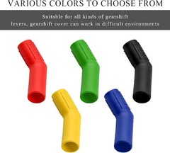 Motorcycle Gear Shift Lever Cover Protector, 2PCS Universal Anti- Color: Black