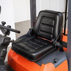 Universal Forklift Seat Tractor Skid Steer Seat Replacement W/ Seat Belt
