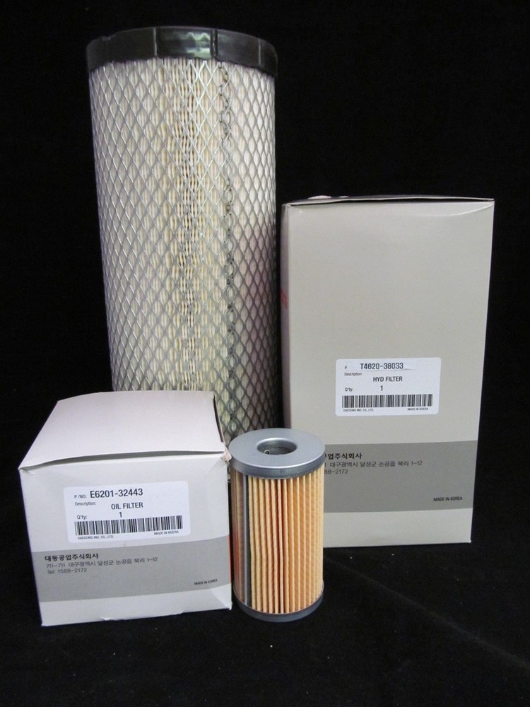 KIOTI TRACTOR PARTS DK35SE DK40SE DK45SE DK50SE GEAR MAINTENANCE SERVICE FILTERS