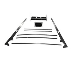 Sun Shield Tuff Top Tractor Canopy 2″x2″ 2″x3″ ROPS 48″x52″ Red Plastic GEARZAAR