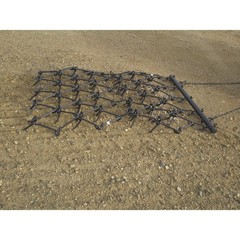 Field Tuff Heavy-Duty Drag Harrow, 4ft. x 4ft., 7 Tine Rows, 1/2in. Tines,
