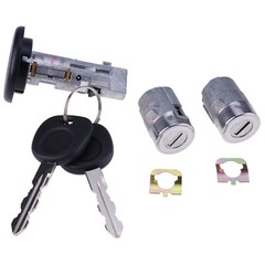 For Chevy GMC 2002 Ignition Key Switch Cylinder Door Liftgate Lock Set 2 GM Keys