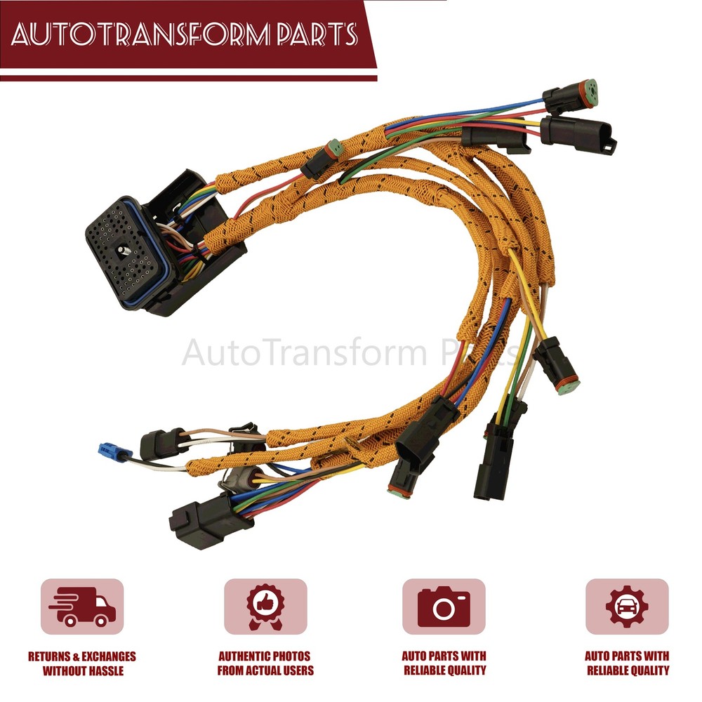 Wiring Harness For Caterpillar 3126B 3126E 3126 Truck Engine 205-1252 2051252