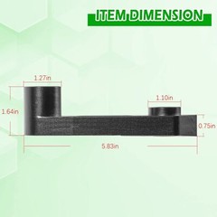 M136635 Jacksheave Deck Pulley Arm For John Deere 260 320 335 345 355D G100 GT26