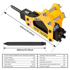 Hydraulic Breaker for Mini Excavator 0.8-1.5 Ton Hammer Attachment USA Shipping