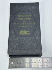 Vtg Ferguson Tractor System Implements Photos Salesman Pocket Binder Manual 40s