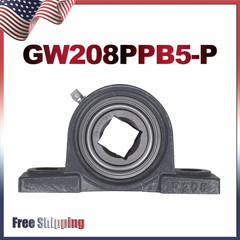 For Tufline TPBT60 GW208PPB5-P 1-1/8″ Square Disc Pillow Block Bearing
