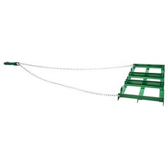 Uimoso Drag Harrow 4 ft Heavy Duty Tow Behind Drag Harrow Driveway Grader Rake