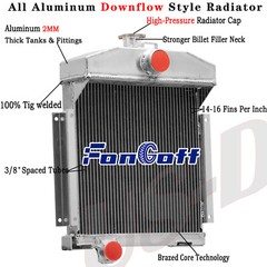 3 Row Radiator Fit 1958-1980 1979 Tractor Farmall 140 140HV and IH 140 369400R94