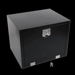 Tool Box Black, size 30″*24″*24″, single lock, double pull cableMT018055