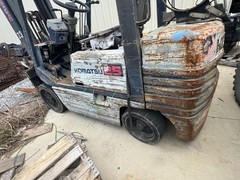 KOMATSU 25 PROPANE FORKLIFT 2500LBS. FORK TRUCK