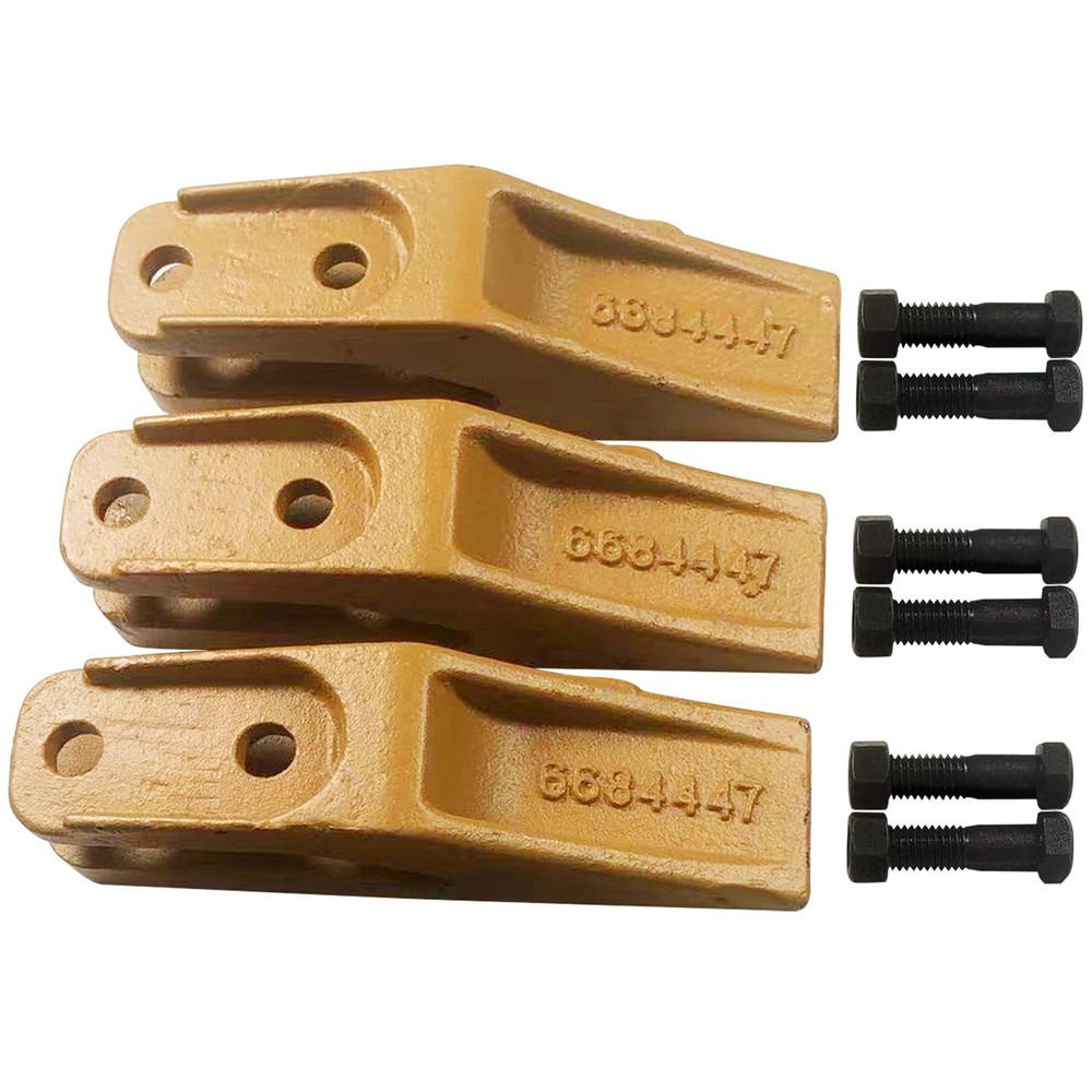 6684447 Cat Skid Steer Bucket Unitooth Trenching Bucket Teeth with Hardware 3PK