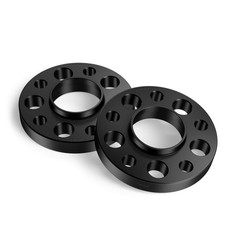 Stancemagic – 2Pcs 15Mm Black Hubcentric Wheel Spacers 5X112 66.6Mm Bore
