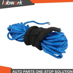 Labwork 5/16″x50′ Synthetic Winch Rope Line Recovery Cable 12000LBS W/Sheath US