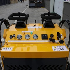 24HP Mini Skid Steer Loader Tracked 3-Pumps Engine w/ Bucket, Fork, Grapple
