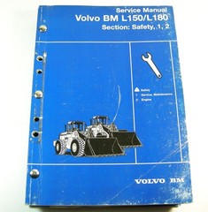 VOLVO L150 L180 Wheel Loader Service Workshop Repair Shop Manual Set Complete