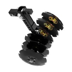 For Universal Adjustable 20” Rear Steel Disc Harrow Steel 6 Pcs 10″ Disc Plow