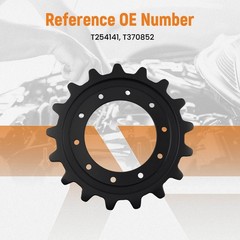 10 Hole Drive Sprocket for John Deere Skid Steer 319D-333G T254141 Black