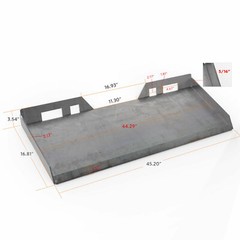 5/16″ Mount Plate Skid Steer Loader Quick Tach Attachment Steel HD For Bobcat