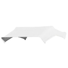 3-Bow Tractor Canopy Replacement Cover 40″ 10 oz. Duck Canvas – White