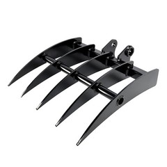 Alloy Steel Rake Attachment For Mini Excavators Excavator Small Digger R1