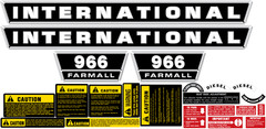966 Farmall International Harvester Decal Set