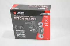 Tractor Supply 2 in. Adjustable Dual-Ball Hitch Mount with 2 in. and 2-5/16 in.