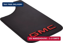 Plasticolor 000545R01 GMC Logo Easy Fit Mud Guard -19 x 11 inch -Set of 2