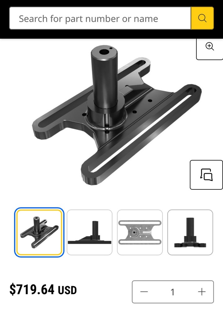 Caterpillar 444-6555 Fan Drive Bracket