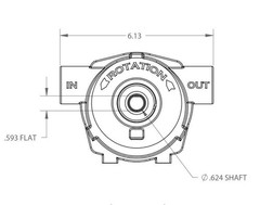 6 Roller Pump – Delavan RollerPRO® 6900C 150 PSI 19.6 GPM, CI, CCW