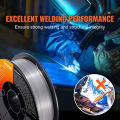 Flux Core Welding Wire, E71T-GS 0.030-inch 10LBS, Gasless Mild Steel MIG Welding