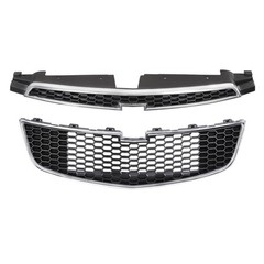 Chevy Cruze Front Grille 2011-2014 PIT66 Compatible Upper Lower Bumper Trim