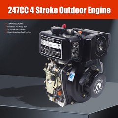 Air-cooled Diesel Engine 4 Stroke Single Cylinder For Agricultural Machinery