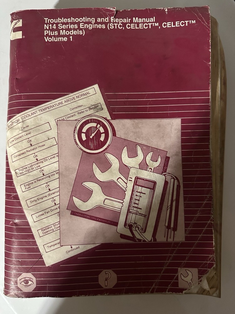 Cummins Celect Plus STC M14 Series Engines Troubleshooting Repair 2007 Vol 1,2