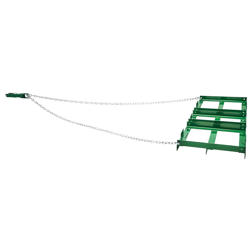 Drag Harrow 4 ft Heavy Duty Tow Behind Drag Harrow Driveway Grader Rake