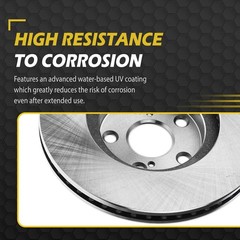4-Wheel Disc Brakes 10.3/10.24 for 06-11 Civic Vented Rotors Ceramic Pads 31311
