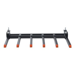 Uimoso Clamp on Debris Pallet Forks to 60″ Bucket 4560 lbs Capacity Heavy Duty