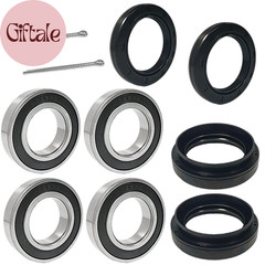 Front Wheel Bearing Seals Kit for Yamaha Wolverine Big Bear 350 450 Grizzly 350