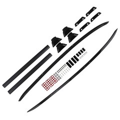 390LBS Cross Bar Side Rail Roof Rack Set fit for Honda CRV 2017-22 Waterproof Ne