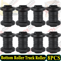 8PCS Track Roller Bottom Roller Fit Kubota KX121-3 Mini-Excavator Undercarriage