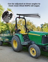 KEMIMOTO For John Deere Kubota 2″ x 2″ or 2″ x 3″ ROPS Tractor Canopy Top Mowers