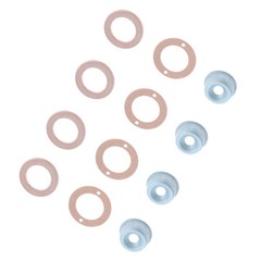 Injector Seal Kit Assortment with Heat Shield Fit for Kubota V2003 V1702 V1903