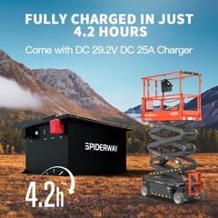 48V(51.2V) 105Ah LiFePO4 Lithium Battery for Genie JLG Skyjack Boom Scissor Lift